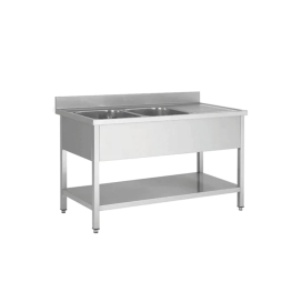 Plonge en inox 2 Bac avec...