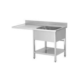 Plonge en inox 1 Bac...