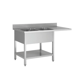 Plonge en inox 2 Bac avec...