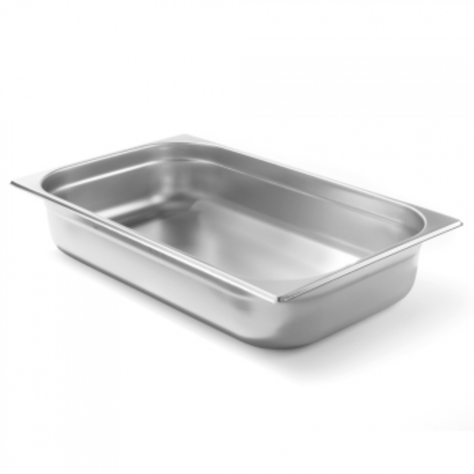 Bac gastronorme en inox  1/1 profondeur 100 mm Ref:7471.1100 Marque: Technimed