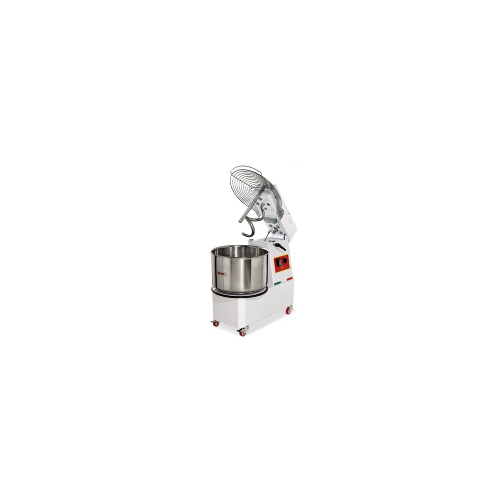 Pétrin 22L, 2 vitesses, tête relevable, triphasé ref:4032.3222 Marque: technimed