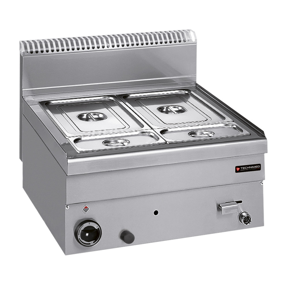 Bain-Marie professionnelle 2 cuves gaz ref:2040.0066 Marque: technimed