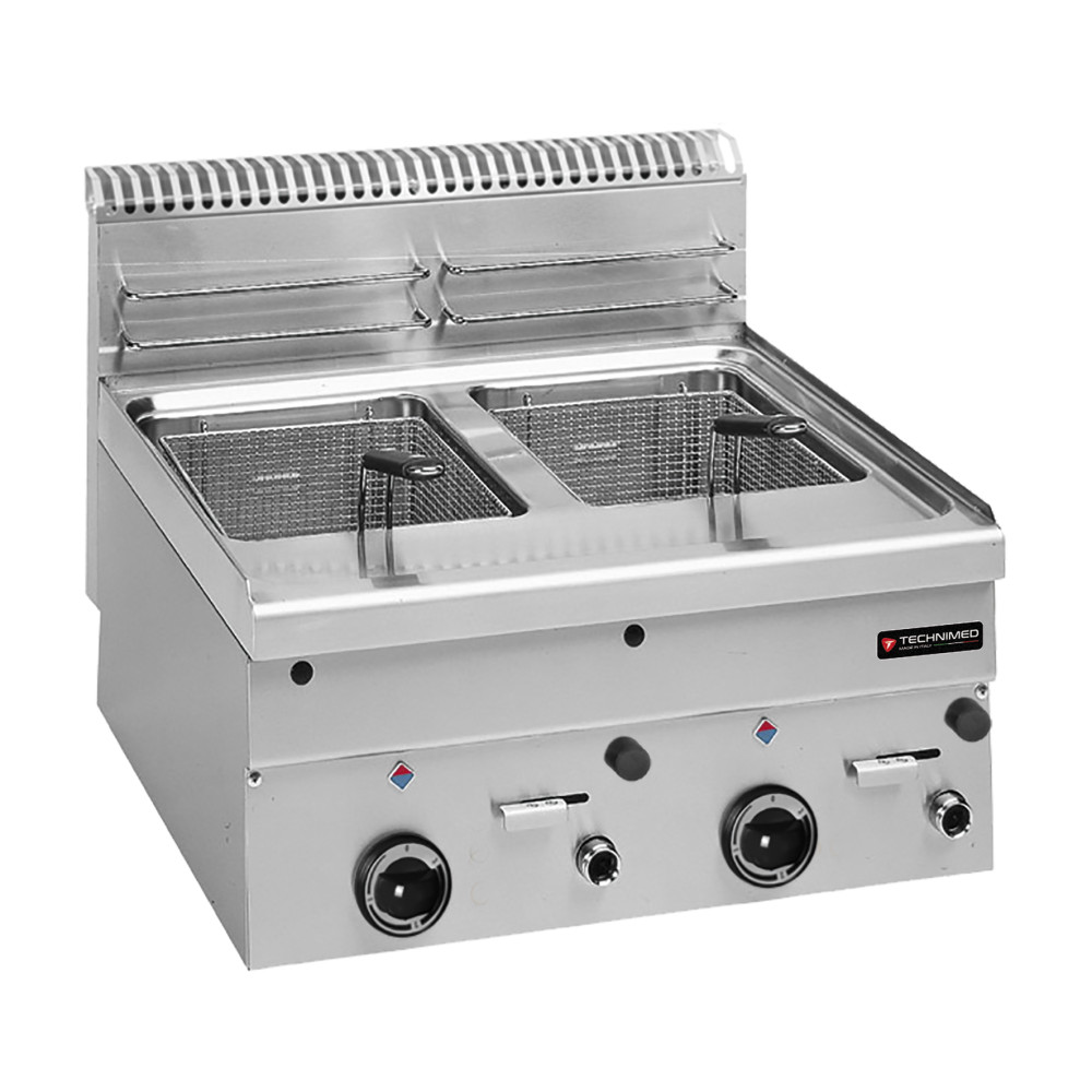 Friteuse gaz 2 x 8L ref:2220.0066 Marque: technimed