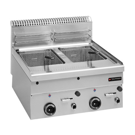 Friteuse gaz 2 x 8L ref:2220.0066 Marque: technimed
