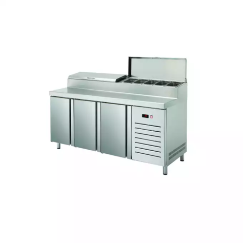 Comptoirs réfrigérés 800mm euronorme pour pizza Ref:1909.7270 Marque: Technimed