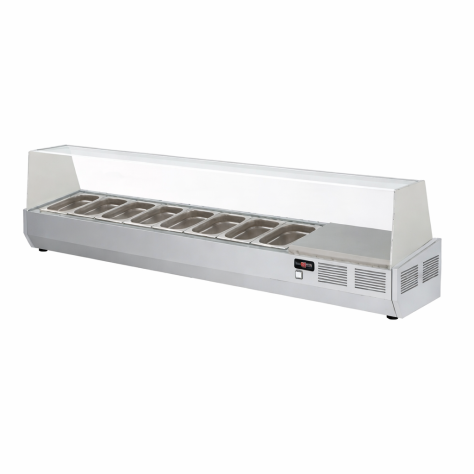 Présentoir d'Ingrédients pour Pizzas et Sandwichs L1792xP336xH450