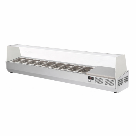 Présentoir d'Ingrédients pour Pizzas et Sandwichs L2017xP396xH450 Marque : Technimed