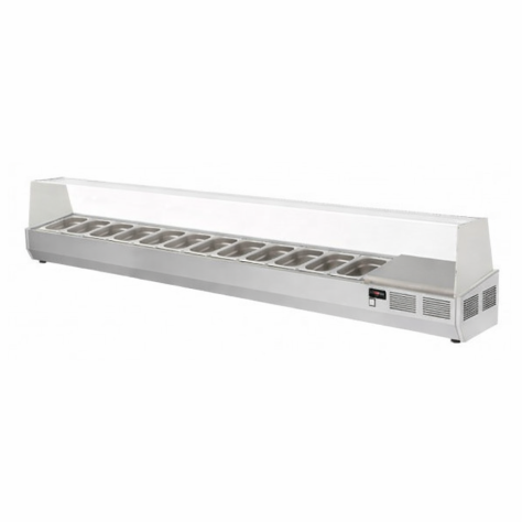 Présentoir d'Ingrédients pour Pizzas et Sandwichs  L2542xP396xH450 Marque : Technimed