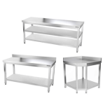 Mobilier en acier inoxydable